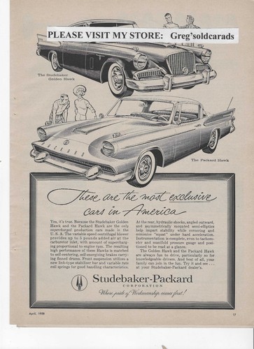 Original 1958 studebaker - 1958,