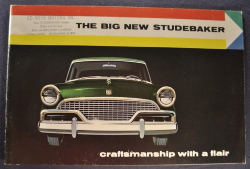 1956 studebaker brochure hawk - studebaker,